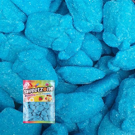 Blue Raspberry Foams 1kg Retro Sweets Online