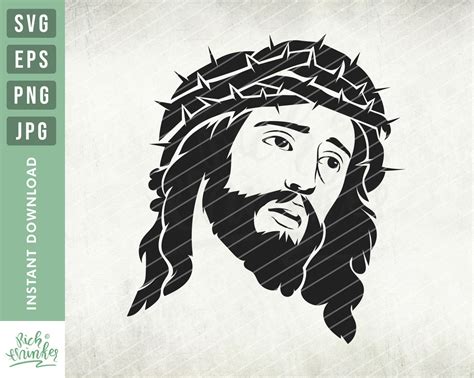 Jesus Christ Svg Jesus Svg Christian Svg Catholic Svg Etsy Hong Kong