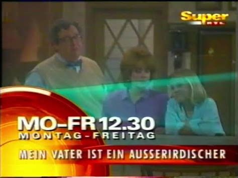 Super RTL Programmhinweis Mein Vater ist ein Außerirdischer 1995