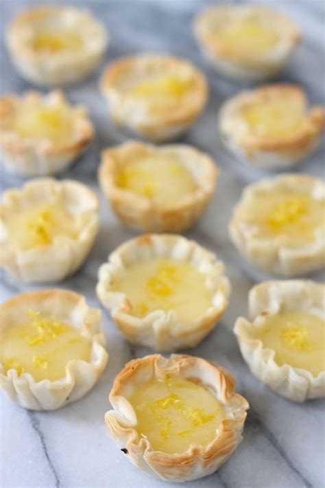 Mini Lemon Cheesecake Tartlets Recipe Real Food Dessert Sweet