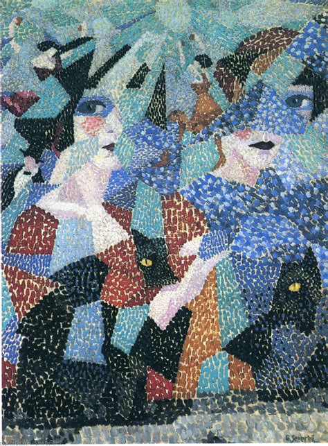 Paintings Reproductions The Haunting Dancer 1911 By Gino Severini