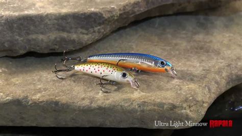 Rapala® Ultra Light Minnow - YouTube