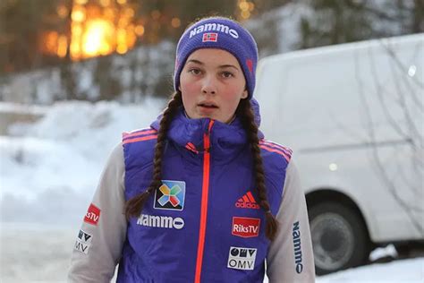 Skoki narciarskie PK Pań w Notodden Trening dla Opseth