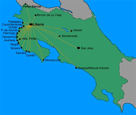 Discovering The Hidden Gems Of Liberia, Costa Rica - Map of Counties in ...