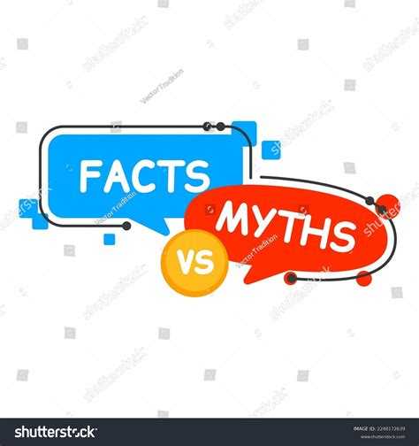 Myths Vs Facts Icon Truth False Stock Vector Royalty Free 2248172639