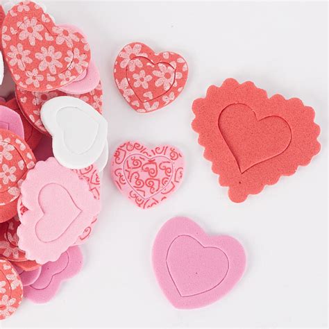 Foamies Valentine S Heart Foam Stickers Valentine S Day Holiday