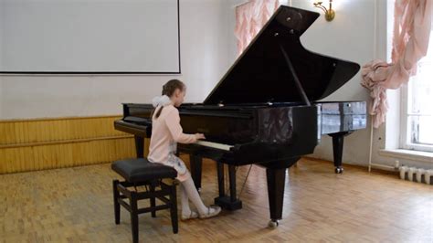 фортепиано 1 класс,конкурс - YouTube