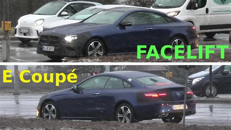 Mercedes Erlkönig E Class E Klasse Coupe Facelift 2020 final test