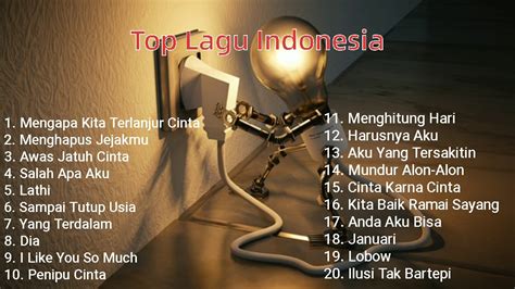 kumpulan lagu top indonesia  youtube