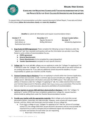 Fillable Online GUIDELINES FOR REQUESTING COUNSELOR TEACHER