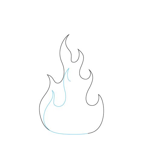 How to Draw Flames Step by Step