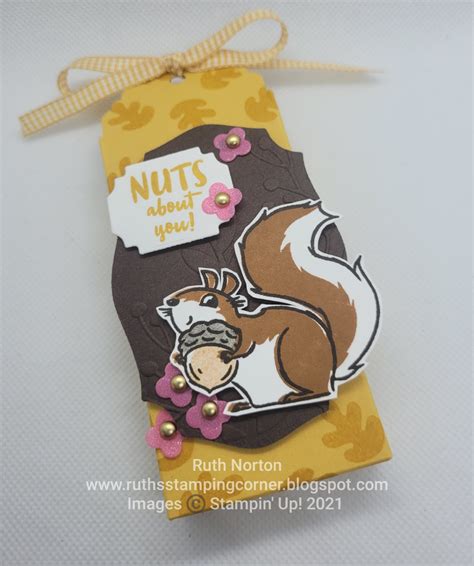 Ruth S Stamping Corner Nuts About Squirrels Peanut Brittle Box Video