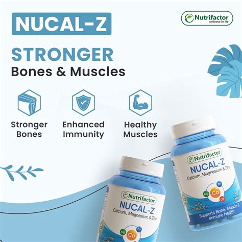 Nucal Z Calcium Magnesium Zinc D Tablets Shemo Pharm