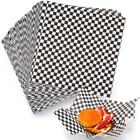 Buy 1000 Sheets Wax Deli Paper Sheets For Food 12 X 12 Inch Checkered