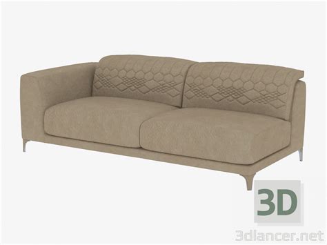 3d Model Element Modular Sofa With One Armrest Leon 216х105х68