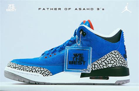 Dj Khaled Air Jordan 3 We The Best Father Of Asahd Blue