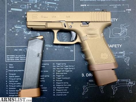 ARMSLIST For Sale Trade Glock 19 Burnt Bronze Taran Tactical LNIB