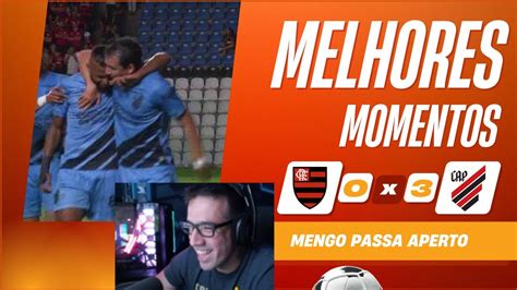 ILSINHO JR REAGE EP 12 MELHORES MOMENTOS FLAMENGO X ATLETICO PR