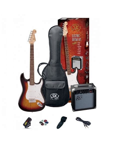 COMBO DE GUITARRA ELECTRICA STRATOCASTER CON AMPLIFICADOR Y ACCESORIOS ...