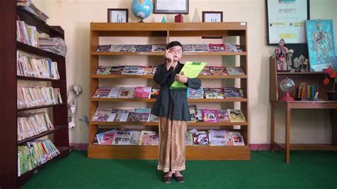 Fls Lomba Baca Puisi Gladys Mafaza Sdn Sekaran Youtube