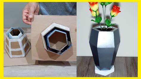 Ideia De Como Fazer Vaso Decorativo De Gesso Molde De Papel O Como