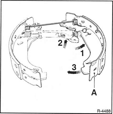 Reparaturanleitung Renault Clio Einbau Bremsbacken Hinten Aus