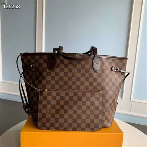 Louis Vuitton Lv Women Neverfull Gm Tote Damier Ebene Canvas Lulux