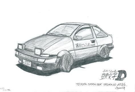 Initial D Ae86 By Equinox101 On Deviantart