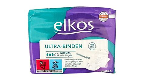 Elkos Ultra Binden Normal mit Flügeln 20er EDEKA Krombholz Wolt