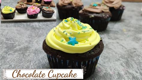 Chocolate Cupcake Without Oven Cupcake Recipe Without Egg Youtube