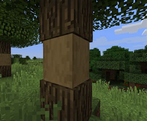 How To Make Stripped Oak Log In Minecraft