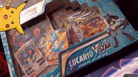 Pokemon Tcg Lucario Vstar Premium Collection Opening Kart Pl Youtube