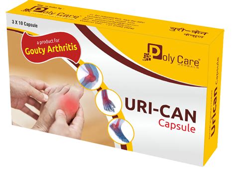 Ayurvedic Uric Acid Care Medicine Uri Can Capsule