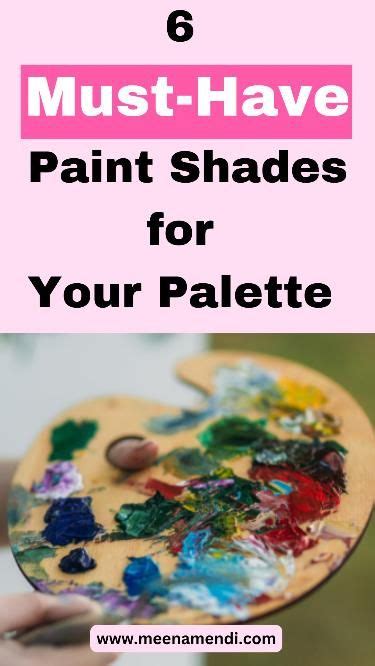 6 Must-Have Paint Shades for Your Palette|Acrylic Painting Tips and ...