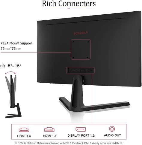 ایگرد قیمت و خرید Koorui 24 Inch Computer Monitor Fhd 1080p Gaming