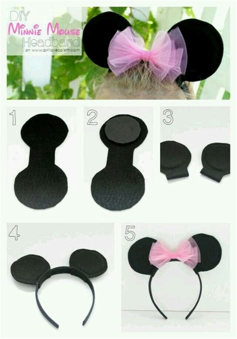 Orejas De Minni Y Mickey Mouse Orejas De Minnie Mouse Orejas De