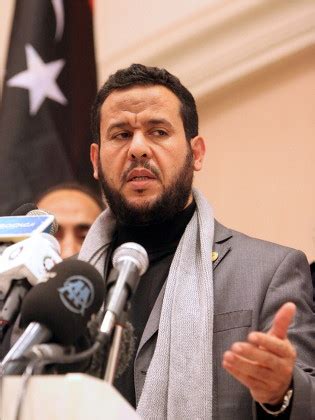 Abdul Hakim Belhaj Chairman Military Council Editorial Stock Photo