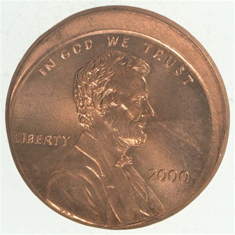 Mint Error Ch Bu Off Center Lincoln Memorial Cents Property Room