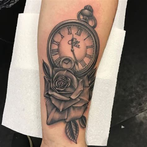 Heart Shaped Pocket Watch And Pink Roses Done Today On Beth Cheers