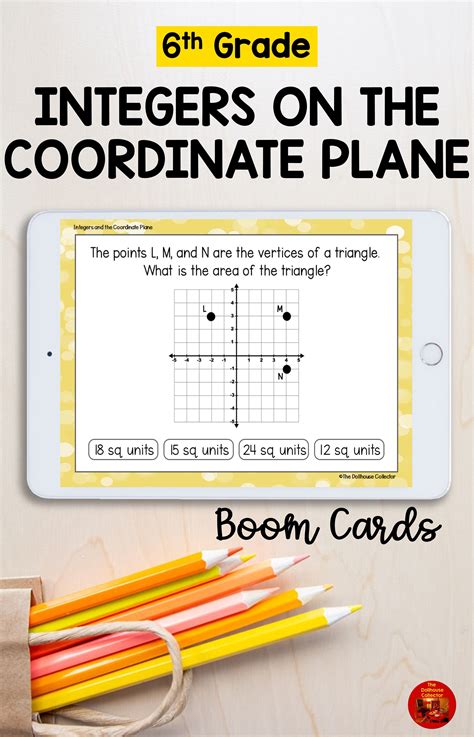 Th Grade Integers And The Coordinate Plane Boom Cards Ns C In