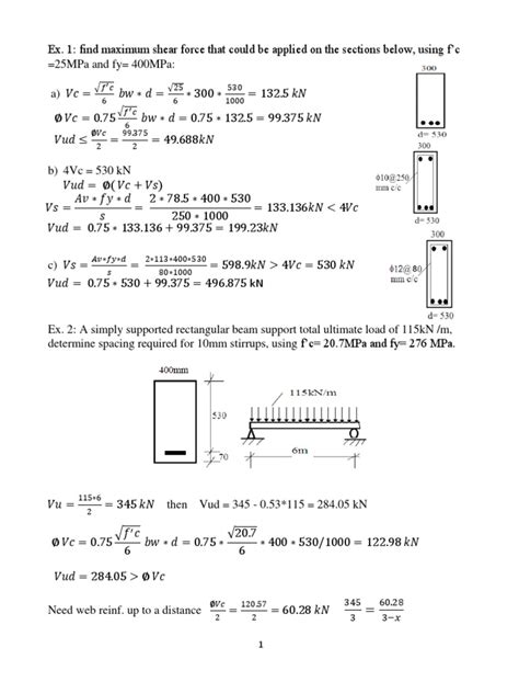 2 - Shear Examples | PDF