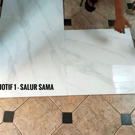 Jual Star Seller GRANIT LANTAI 60x60 PUTIH MOTIF MARMER CARARA MARBLE