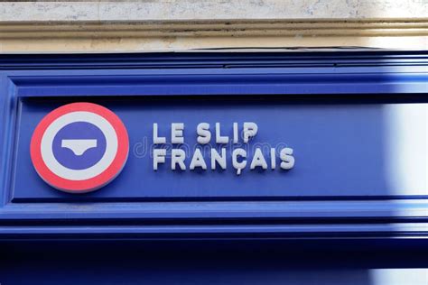 Le Slip Francais Sign And Text Logo Of Underwear Men Brand French