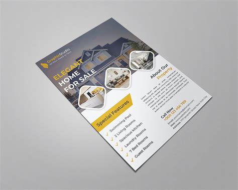 Custom Folded Paper Flyer, Doubling Flyer Printing - High Quality