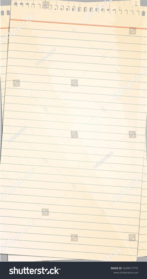 Ruled Paper Background Created Vector Stock Vector (Royalty Free ...