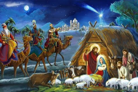 Children's Nativity Scene 2 - Mybackdrop.co.uk