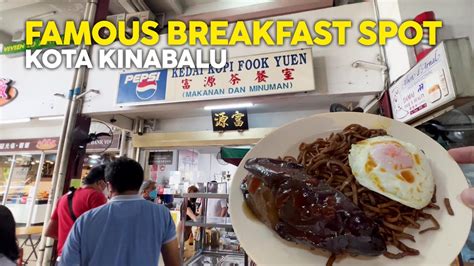 Best Breakfast Sabah Kedai Kopi Fook Yuen Damai In Kota Kinabalu