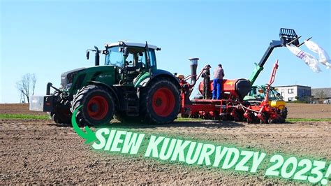 Ekspresowy Siew Kukurydzy 2023 15km H Fendt 826 Vaderstad Tempo