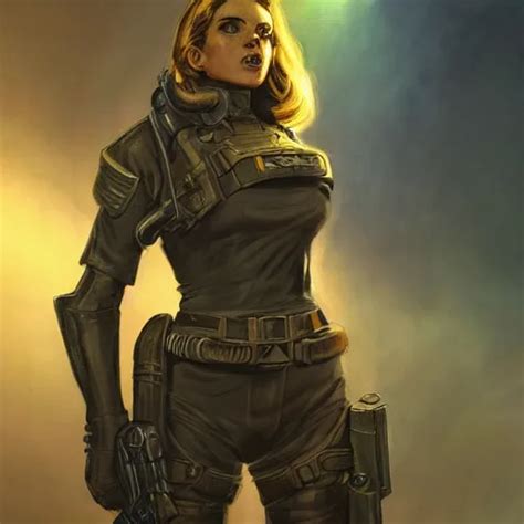 Fallout 5 Concept Art Brunette Rugged Authoritarian Stable Diffusion