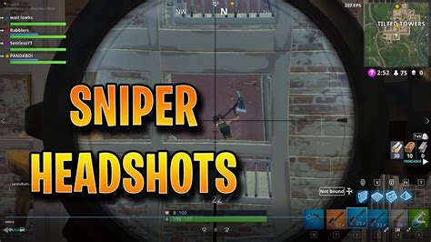 Fortnite - Sniper Headshot Compilation (25+ Headshots) - YouTube